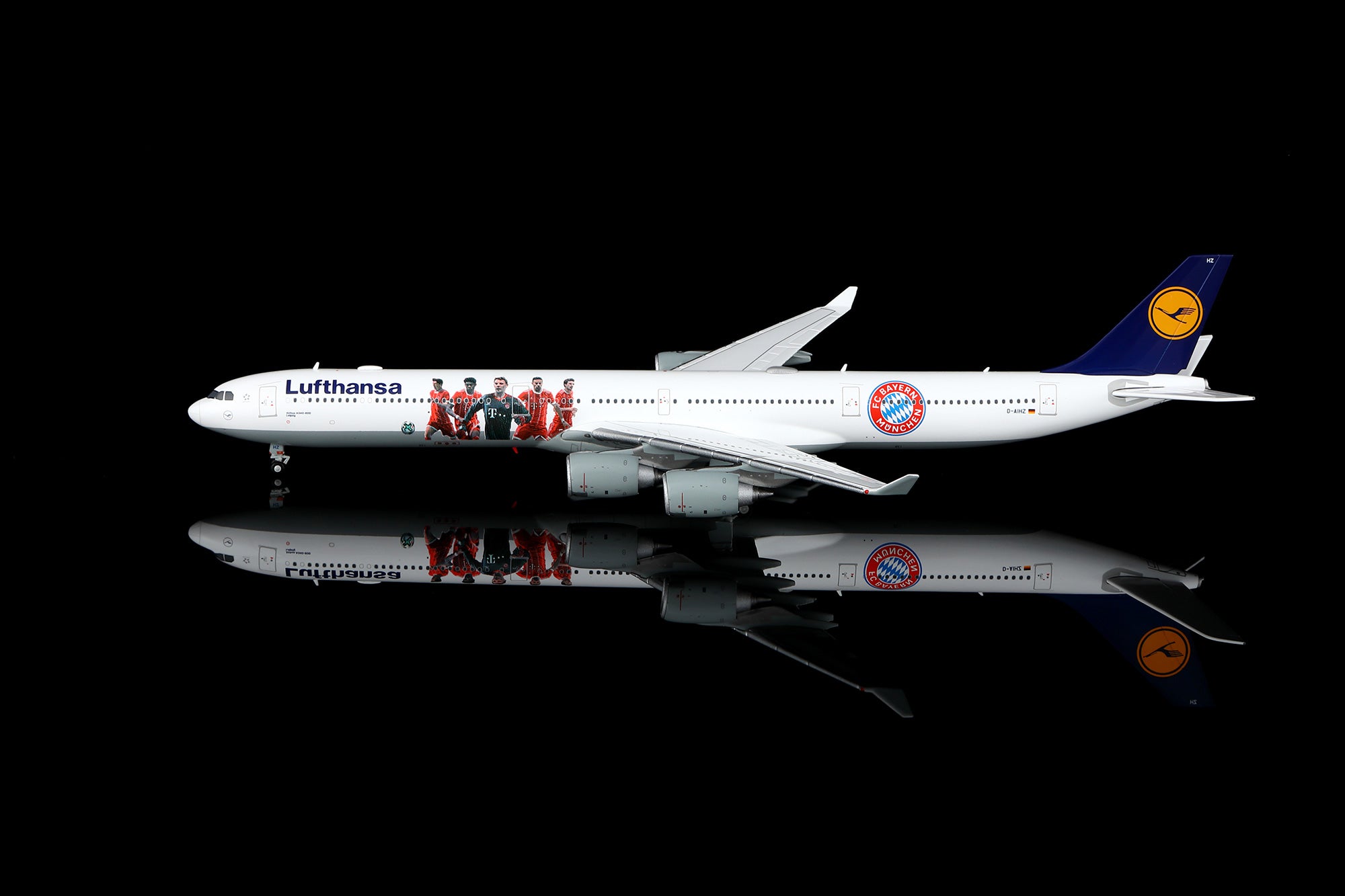 Lufthansa A340-600 Reg. D-AIHZ Bayern Munich Livery Standard Version COVER